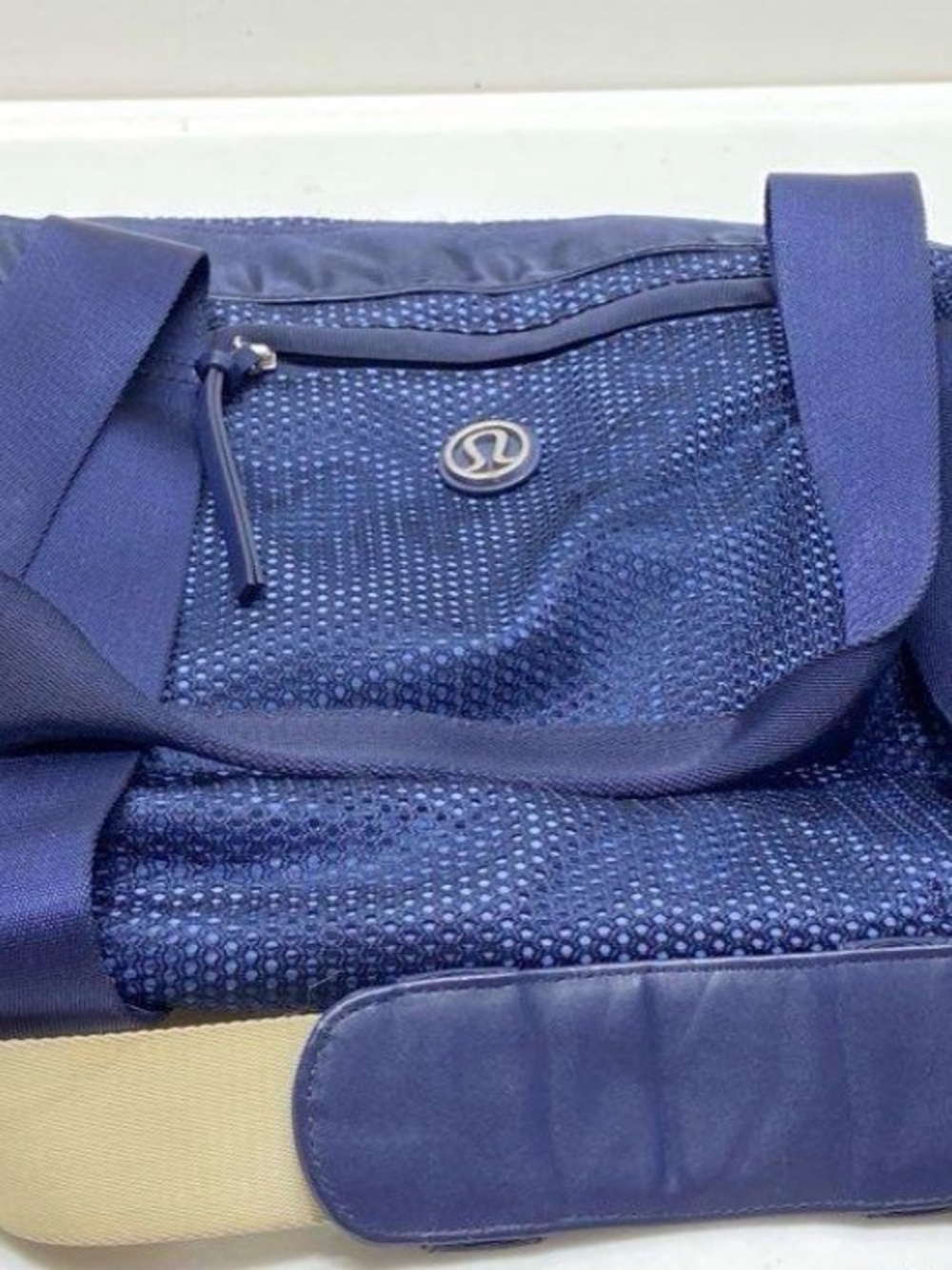 lululemon athletica Navy Mesh Duffel Tote - Men's Bag